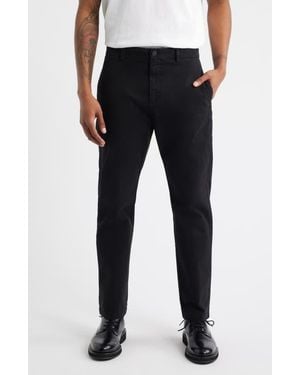 HUGO David Slim Fit Stretch Cotton Pants - Black