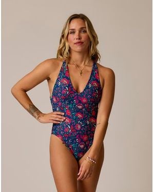 Carve Designs Serenity Compression One Piece - Blue