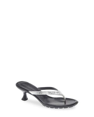 Mansur Gavriel Mari Kitten Heel Sandal - White