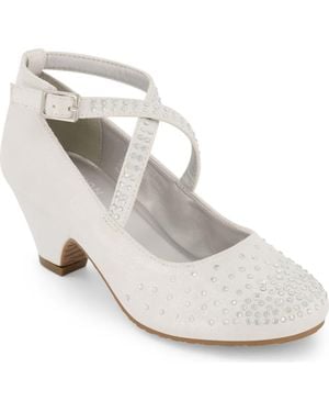 Kenneth Cole Kids' Dorothy Viola Pump - White