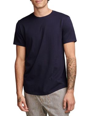 Lucky Brand Crewneck Supima Cotton T-Shirt - Blue