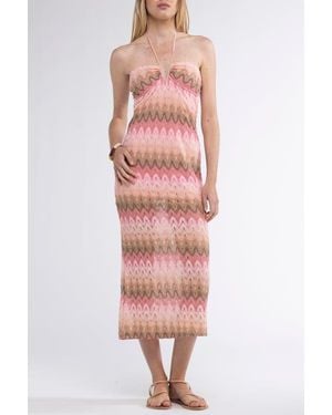 Sunday Saint Tropez Eddy Knit Bodycon Dress - Pink