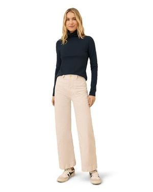 Pact Luxe Stretch Jersey Slim Turtleneck - Blue