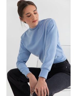 KADA The Cupro Power Pullover Sweatshirt - Blue