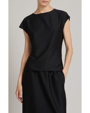 MM by Max Mara Cappa Knit Top - Black