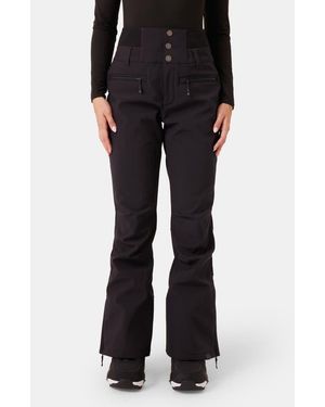Roxy Rising High Waterproof Shell Snow Pants - Black