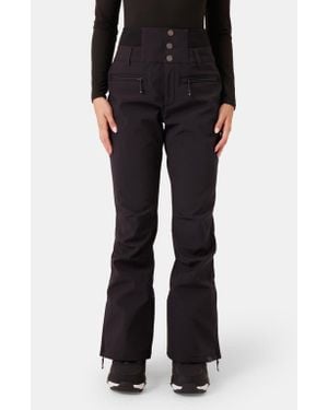 Roxy Rising High Waterproof Shell Snow Pants - Black