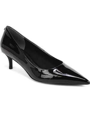 Sam Edelman Summer Pointed Toe Kitten Heel Pump - Black