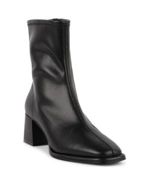 Steve Madden Pammy Block Heel Bootie - Black
