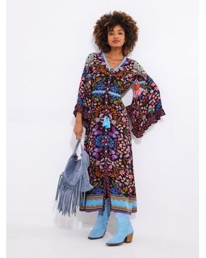 Joe Browns Groovy Tassel Midi Dress - White