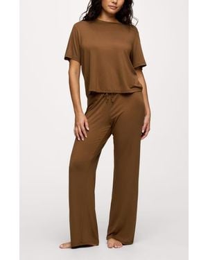 nuuds Pajama Set - Brown