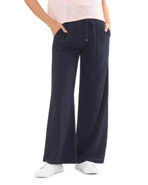 Ripe Maternity Marlow Shirred Pant - Blue