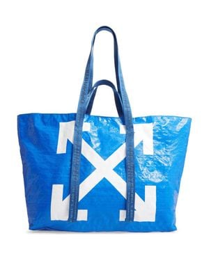 Off-White c/o Virgil Abloh New Commercial Tote - Blue