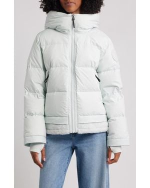 UGG Metropeak 700 Fill Power Down Puffer Jacket With Fleece Trim - Gray