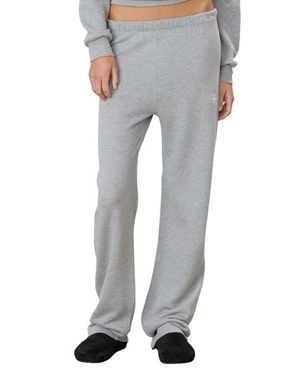 ÉTERNE Straight Leg Sweatpants - Gray