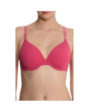 Natori Pure Luxe Underwire T-Shirt Bra - Pink