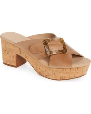 Chocolat Blu Grita Platform Sandal - Brown