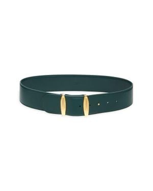 Altuzarra Loop Hardware Leather Belt - Green