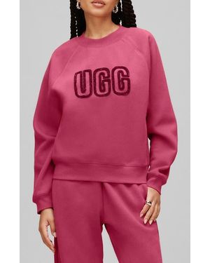 UGG Logo Crewneck Sweatshirt - Red