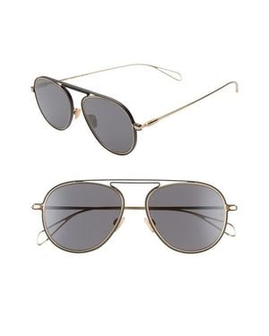 Rag & Bone 55Mm Aviator Sunglasses - Gray
