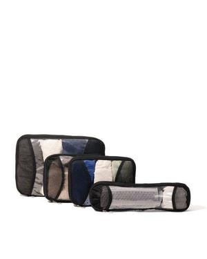 Baggallini Compression Packing Cube 4 Piece Set - Gray