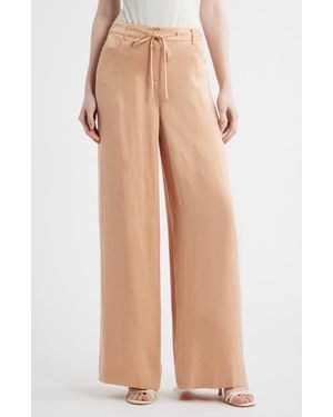 Kobi Halperin Mason Wide Leg Drawstring Pants - Natural