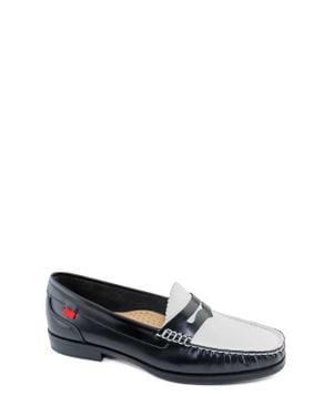 Marc Joseph New York East Village 2.0 Leather Penny Loafer - White