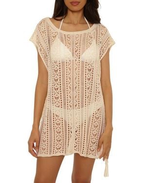 Becca Boho Bliss Sheer Cover-Up Tunic - Brown