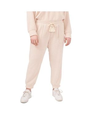 1.STATE Tassel Tie Sweatpants - Natural