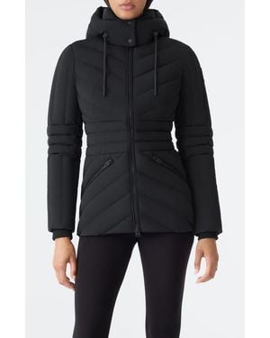 Mackage Nadia Hooded Quilted Down Jacket - Black