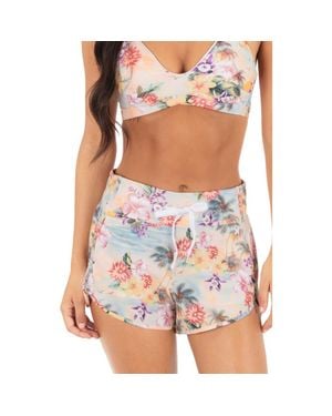 Hurley Scenic Sunset Aquas Cover-Up Shorts - Blue