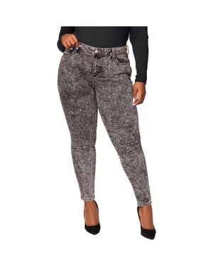 Slink Jeans High Waist Skinny Jeans - Gray