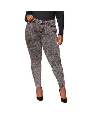 Slink Jeans High Waist Skinny Jeans - Gray