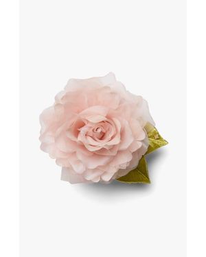 Helena Simon The Small Rose Floral Brooch - Pink