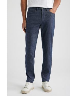 Bugatchi Straight Leg Five Pocket Pants - Blue