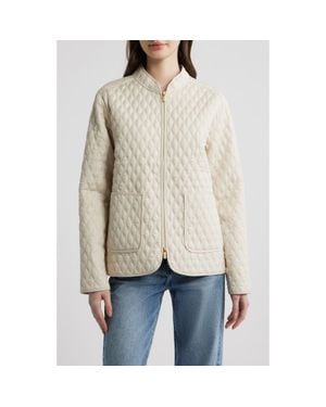 Ilse Jacobsen Ally 07 Quilted Jacket - Natural