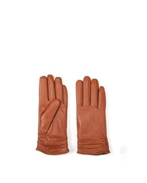 Bob Oré Blue Collection Elina Leather Gloves - White