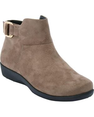 Comfortview The Cassie Bootie - Brown
