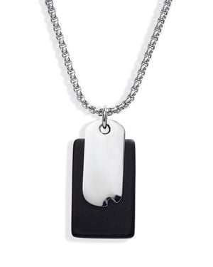 Jonas Studio Hudson Time And Place Sterling Chain Necklace - White