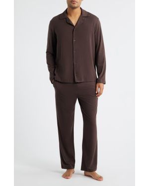 Skims Jersey Pajamas - Brown