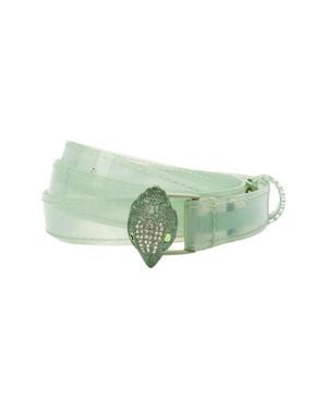 Kurt Geiger Crystal Eagle Buckle Belt - Green