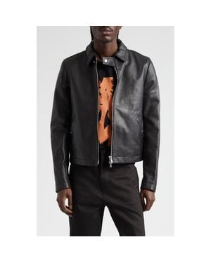 JKEEFER Ian Leather Jacket - Black