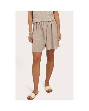 Oyun Playa Linen Shorts - Natural