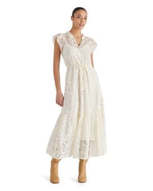 Steve Madden Osiris Lace Maxi Dress - Natural