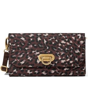 Baggallini Coastal Flip Lock Rfid Phone Wallet Crossbody Bag - Metallic
