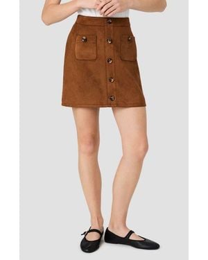 French Connection Laney Faux Suede Miniskirt - Multicolor