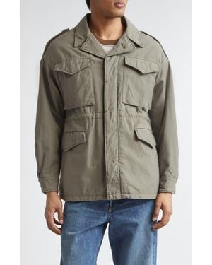 Visvim Achse Cotton & Nylon Field Jacket - Green