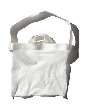 Puebco Vintage Parachute Light 2-Way Bag - White