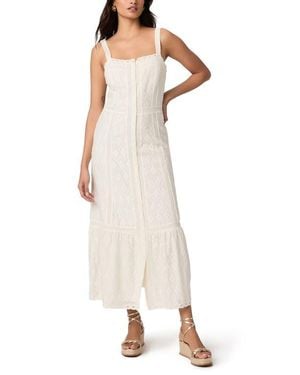PAIGE Kelli Lace Sleeveless Maxi Dress - Natural
