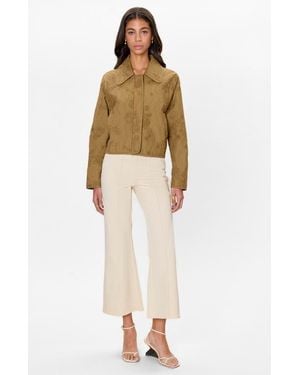 Rebecca Taylor Zuri Quilted Jacket - Natural